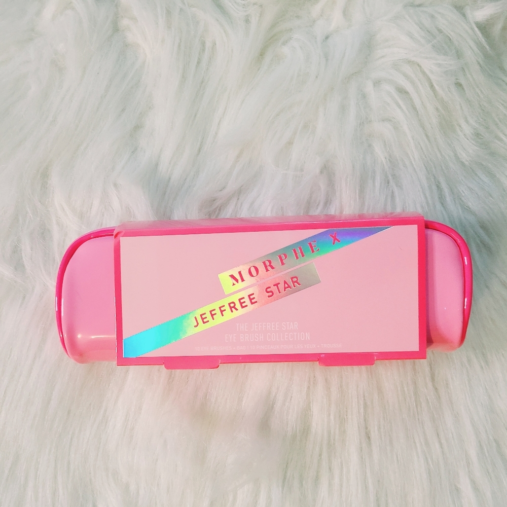 Morphe x jeffree star 10 piece eye brush set new